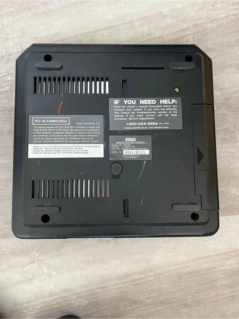 SEGA Genesis Classic Gaming Console with Two Wired Controllers